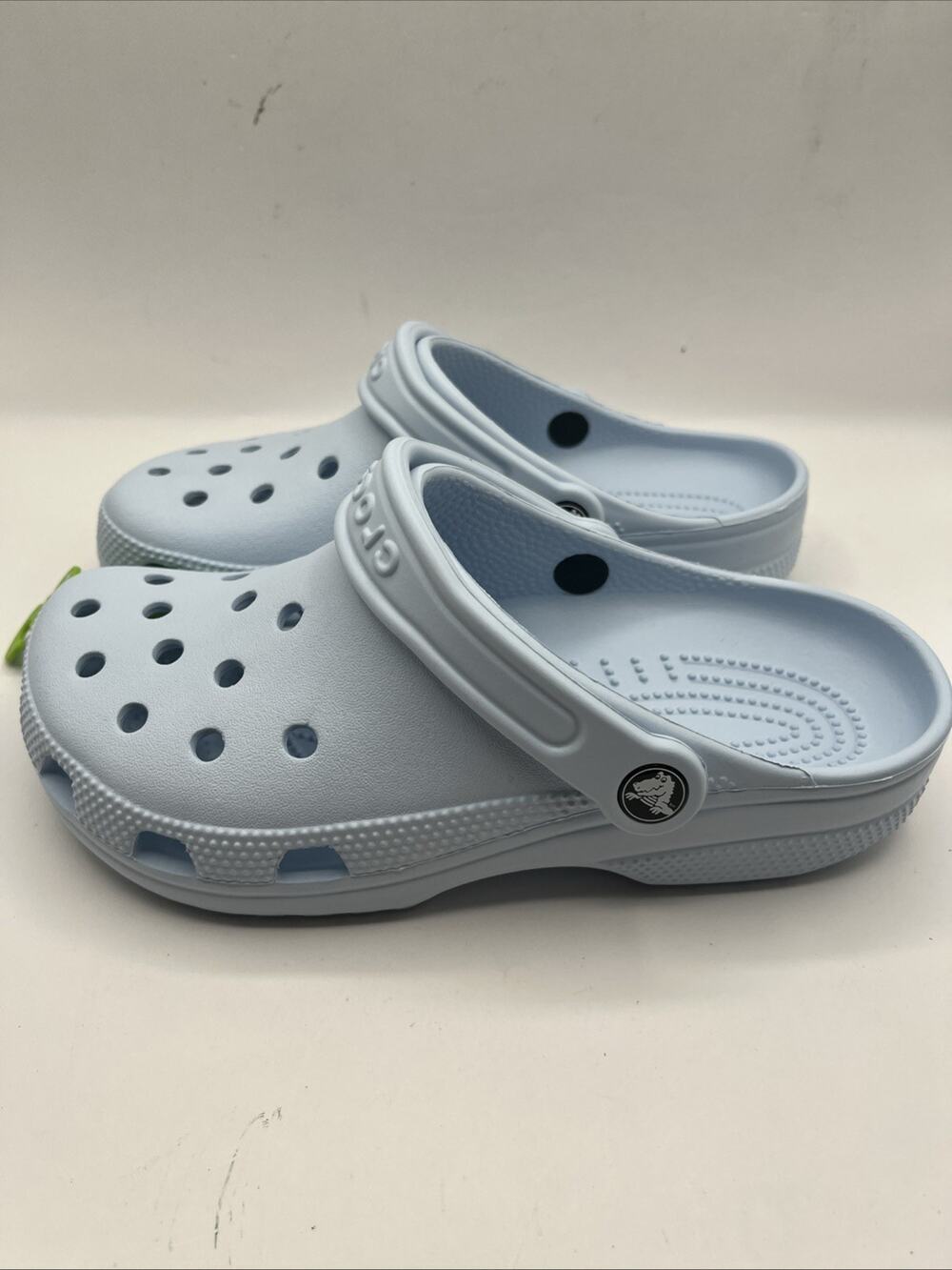 Crocs Classic Clogs Slip On Shoes Light Blue Calcite Sz M5 W7